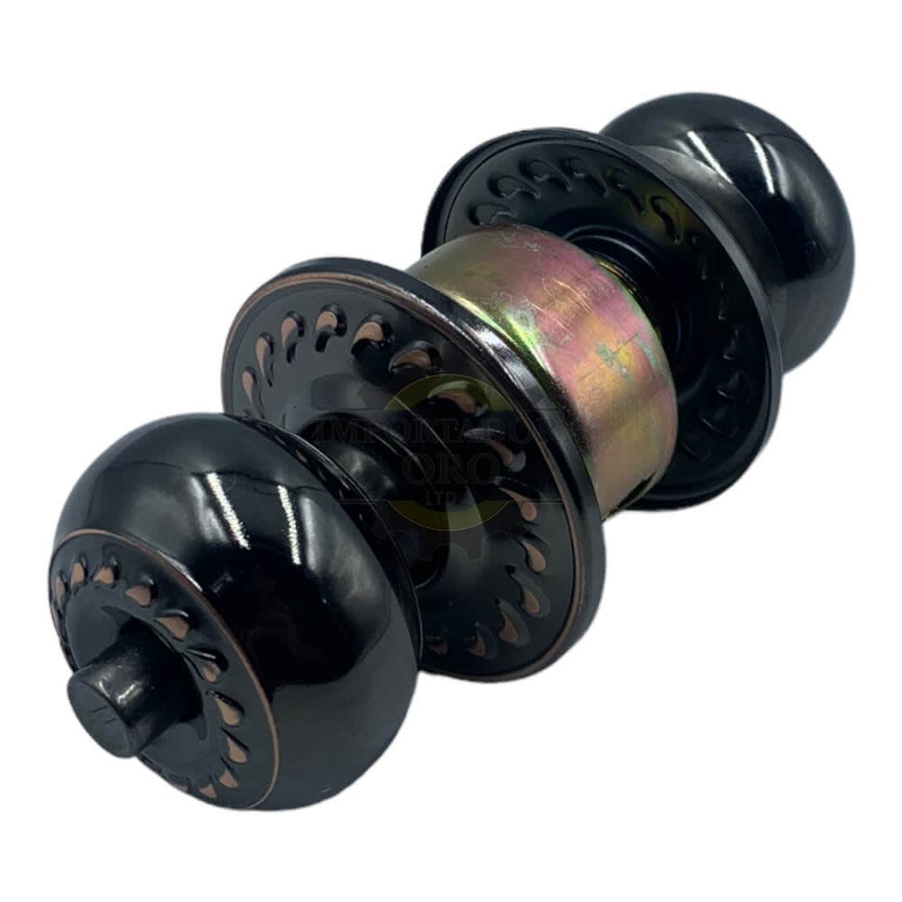 Cerradura Pomo Chapa Bola cafe oscuro1