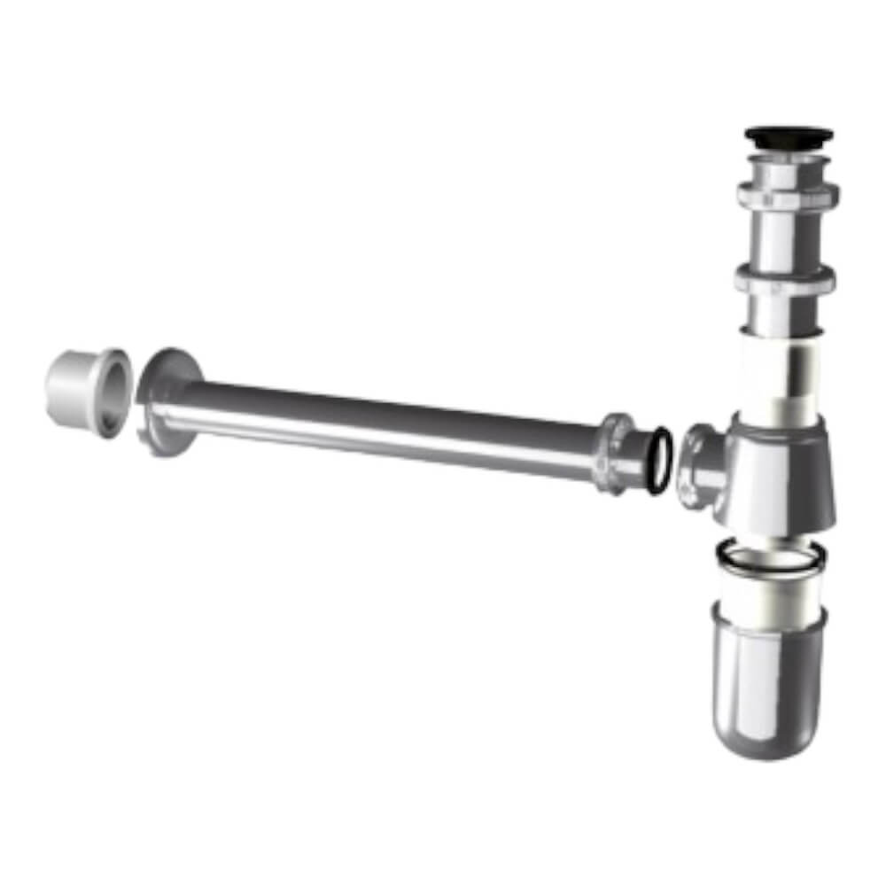 Sifón Lavatorio Metálico 11/4