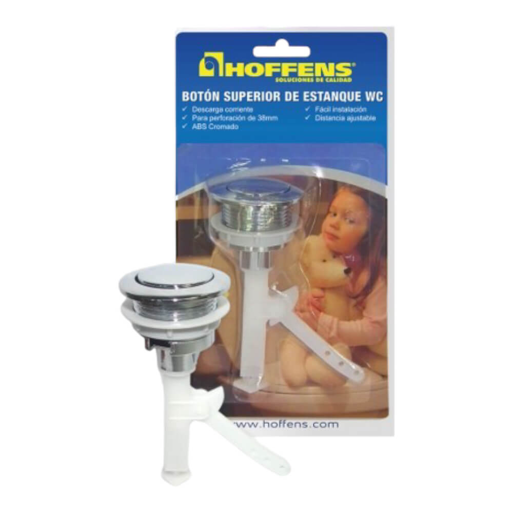 Botón superior cromado para estanque2