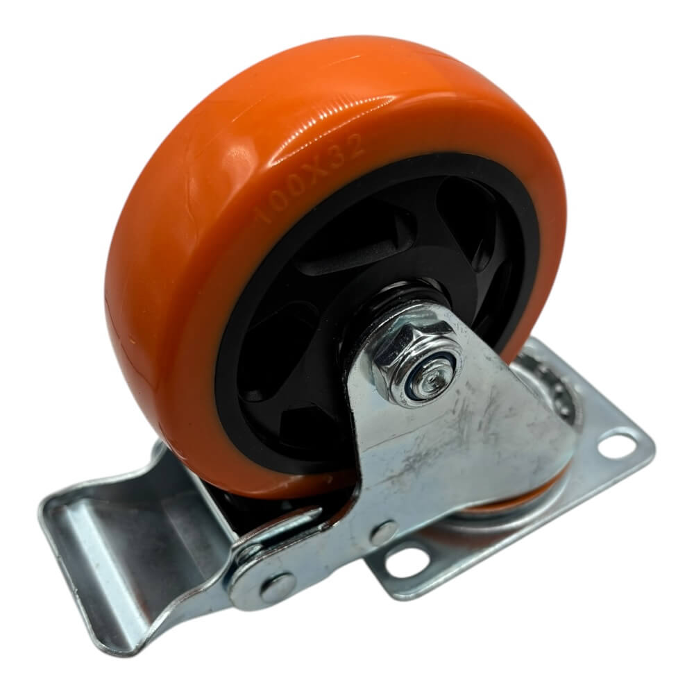 Rueda Giratoria Con Freno 4