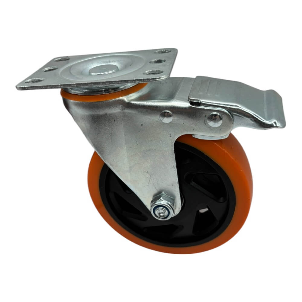 Rueda Giratoria Con Freno 5