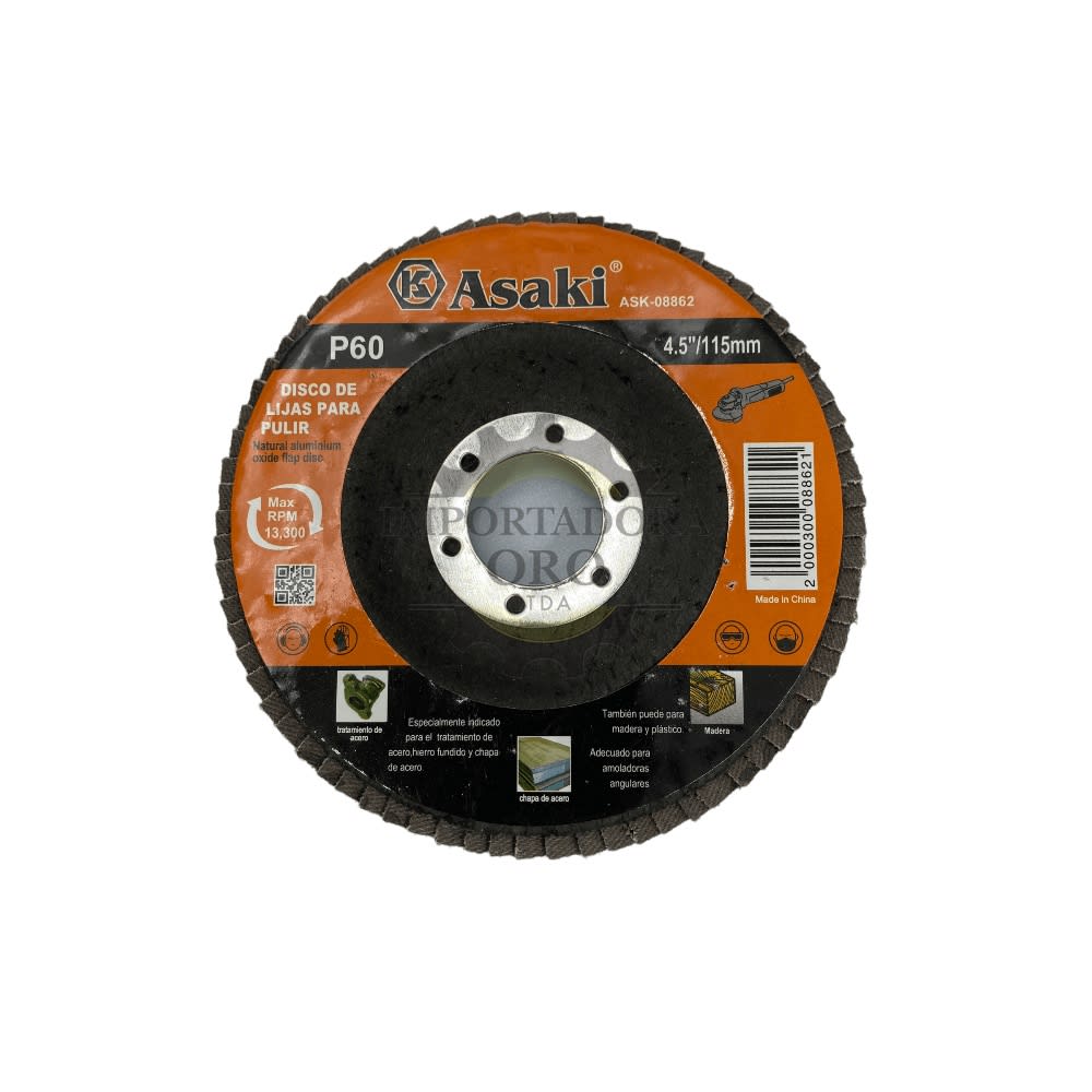 Disco traslapado 4 1/2