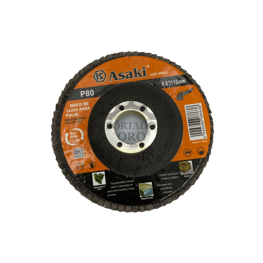 Disco traslapado 4 1/2