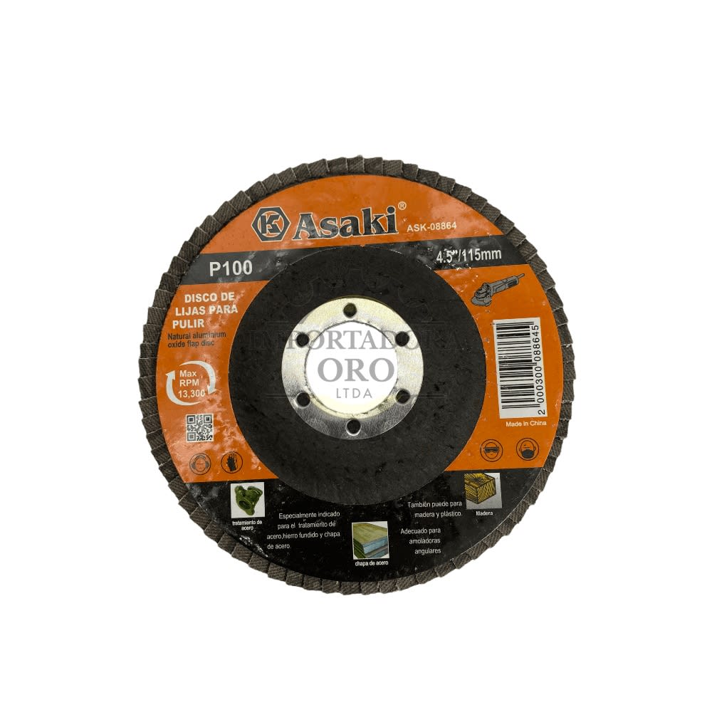 Disco traslapado 4 1/2