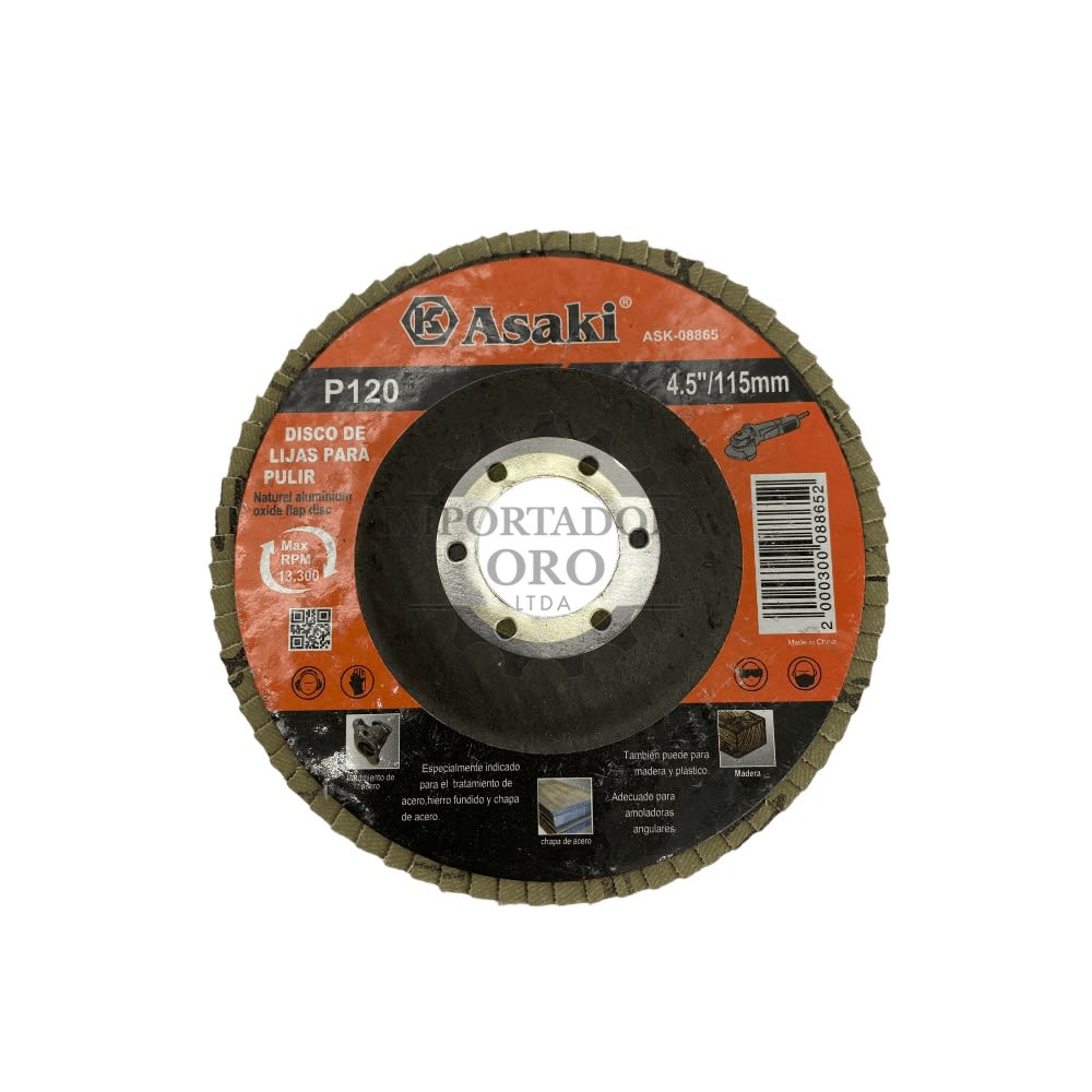 Disco traslapado 4 1/2