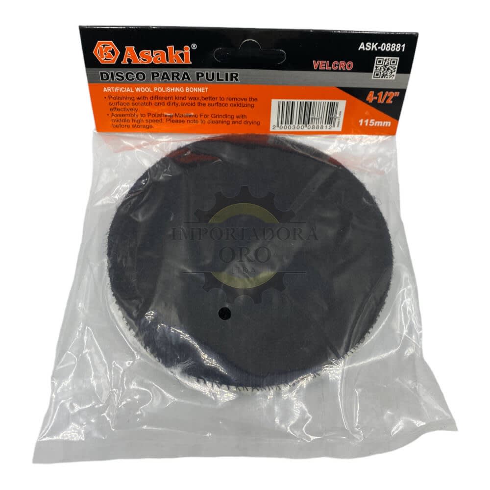 Disco de Lana Para Pulir 115mm 088812