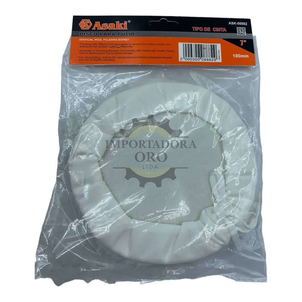 Disco de Lana Para Pulir 180mm 088822
