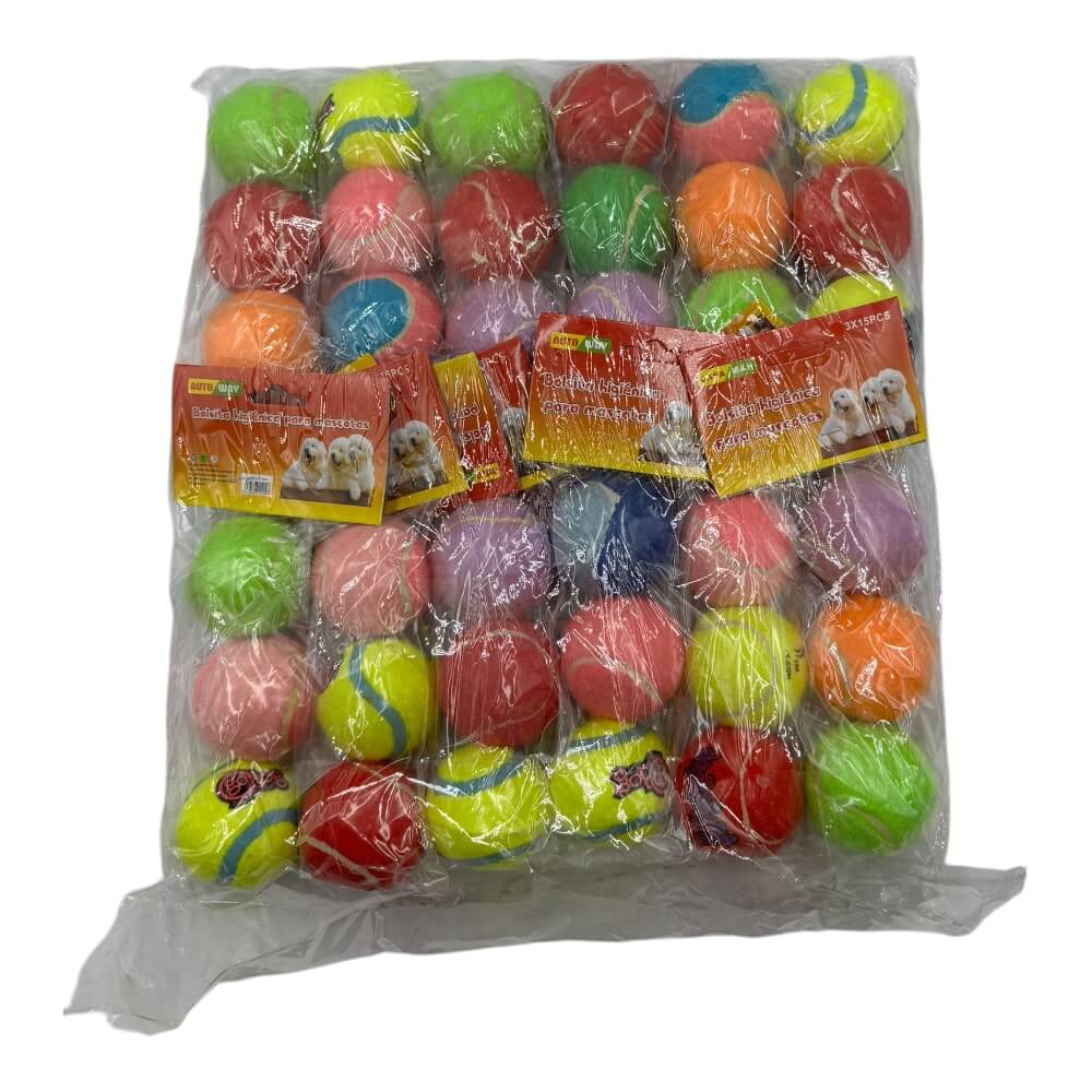 Set Juguete de Pelota Tenis 3 piezas 12 unidades B1119 0