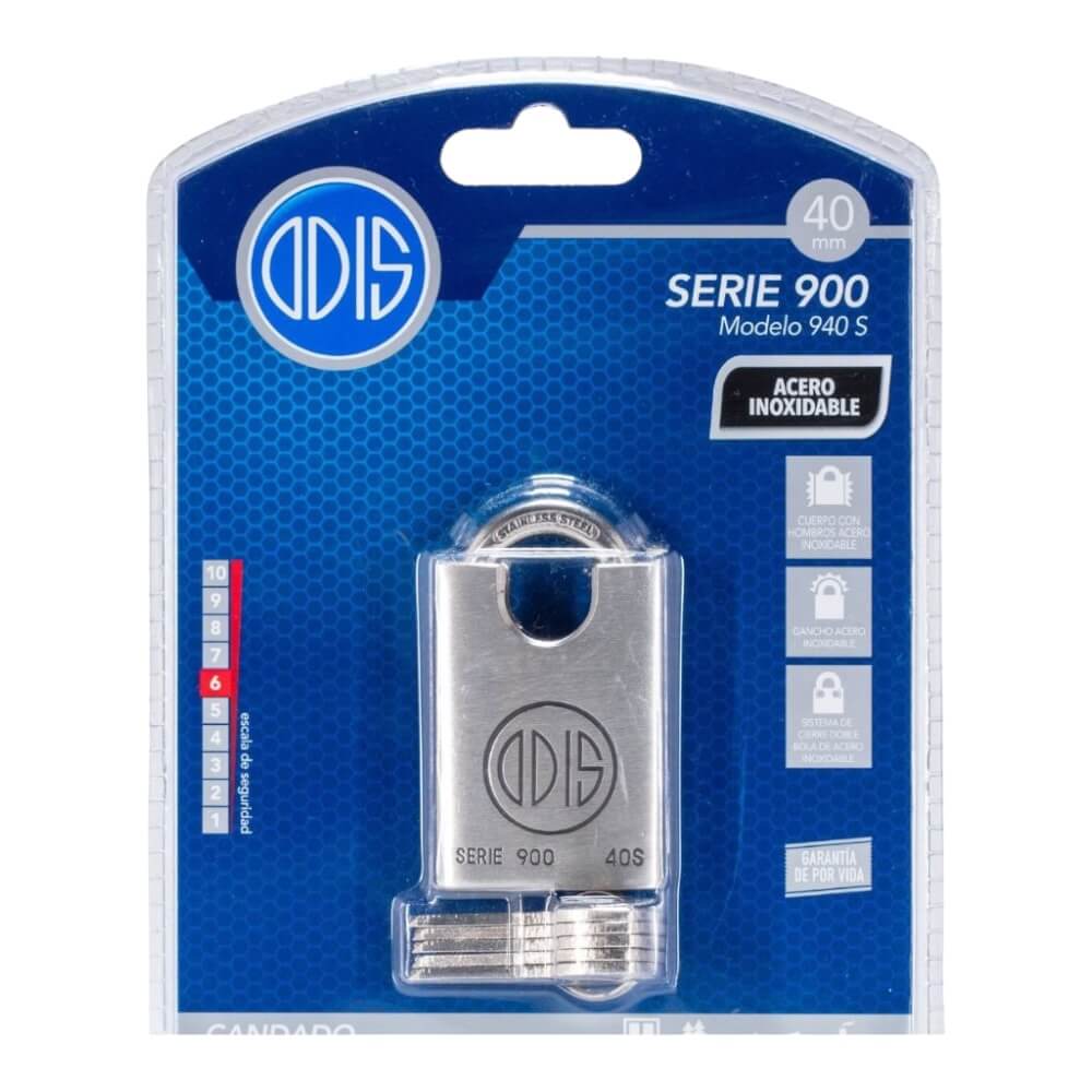 Candado Odis 940 40mm Inox CAN00001026