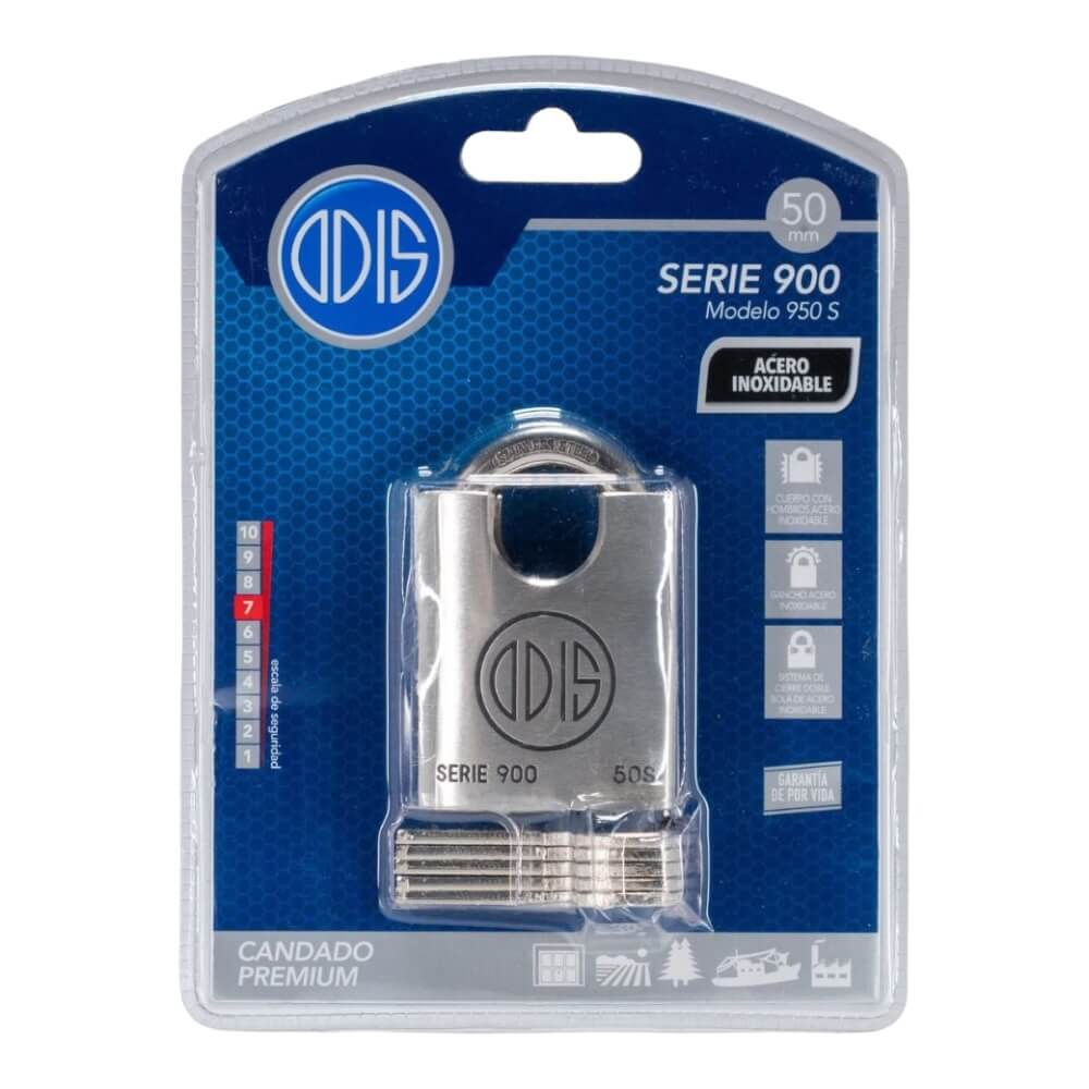 Candado Odis 950 50mm Inox CAN00001037