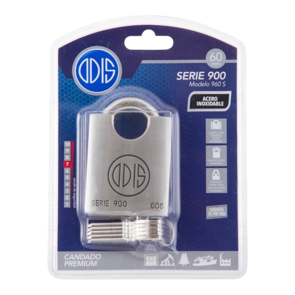 Candado Odis 960 60mm Inox CAN00001047