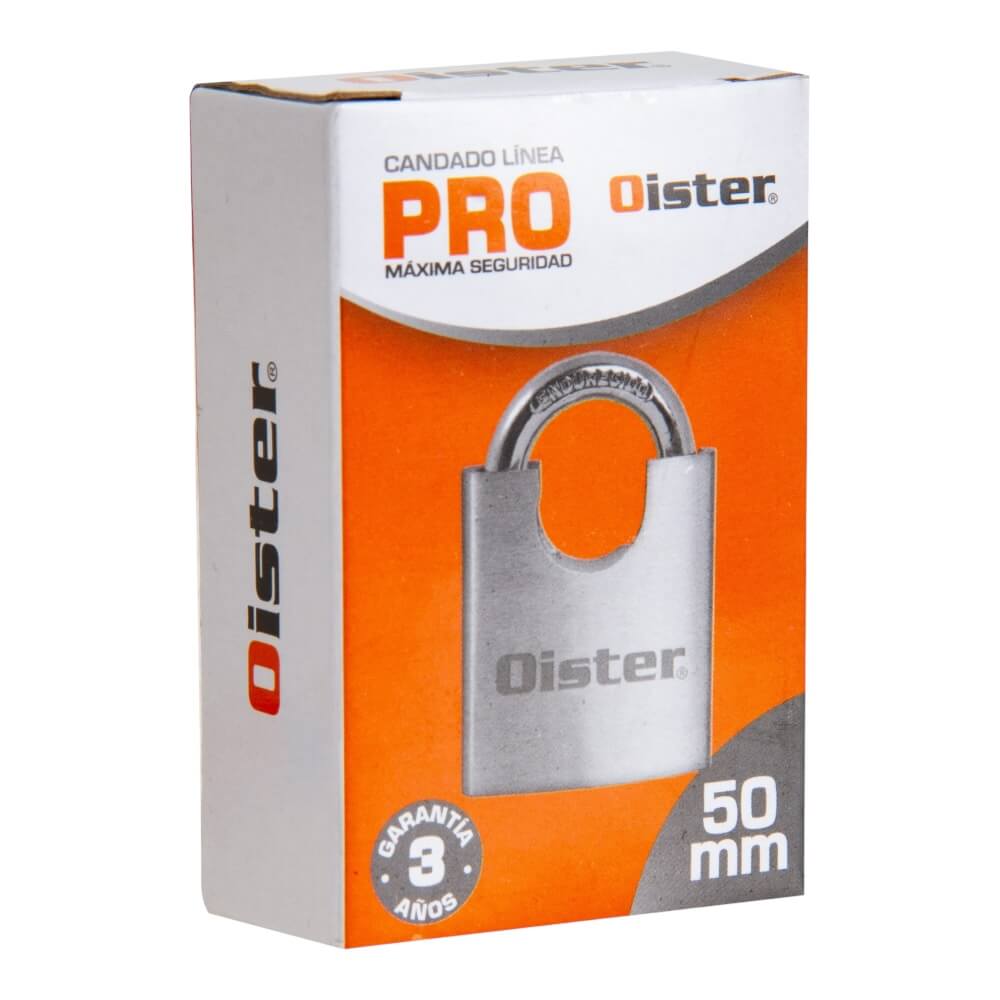 Candado Oister PRO Con Hombros 50mm CAN00009757