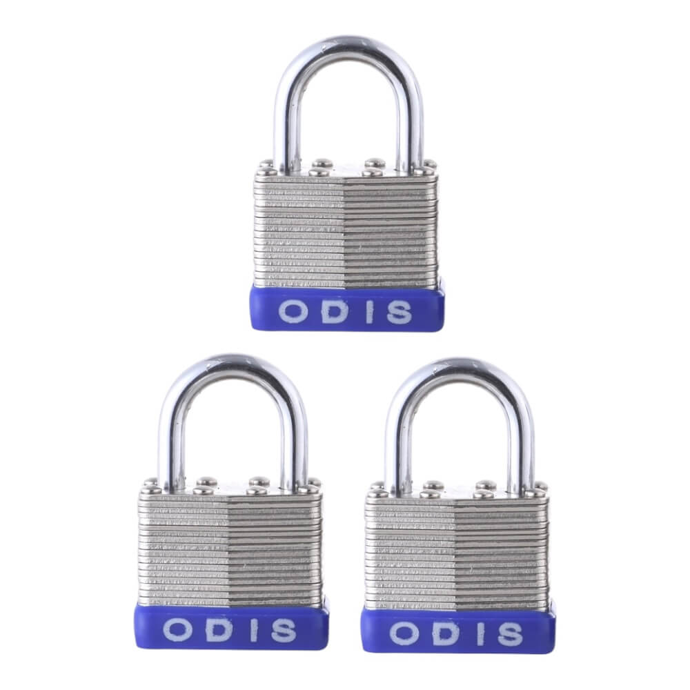 Pack 3 Candados Laminado Odis 40mm CAN00010034