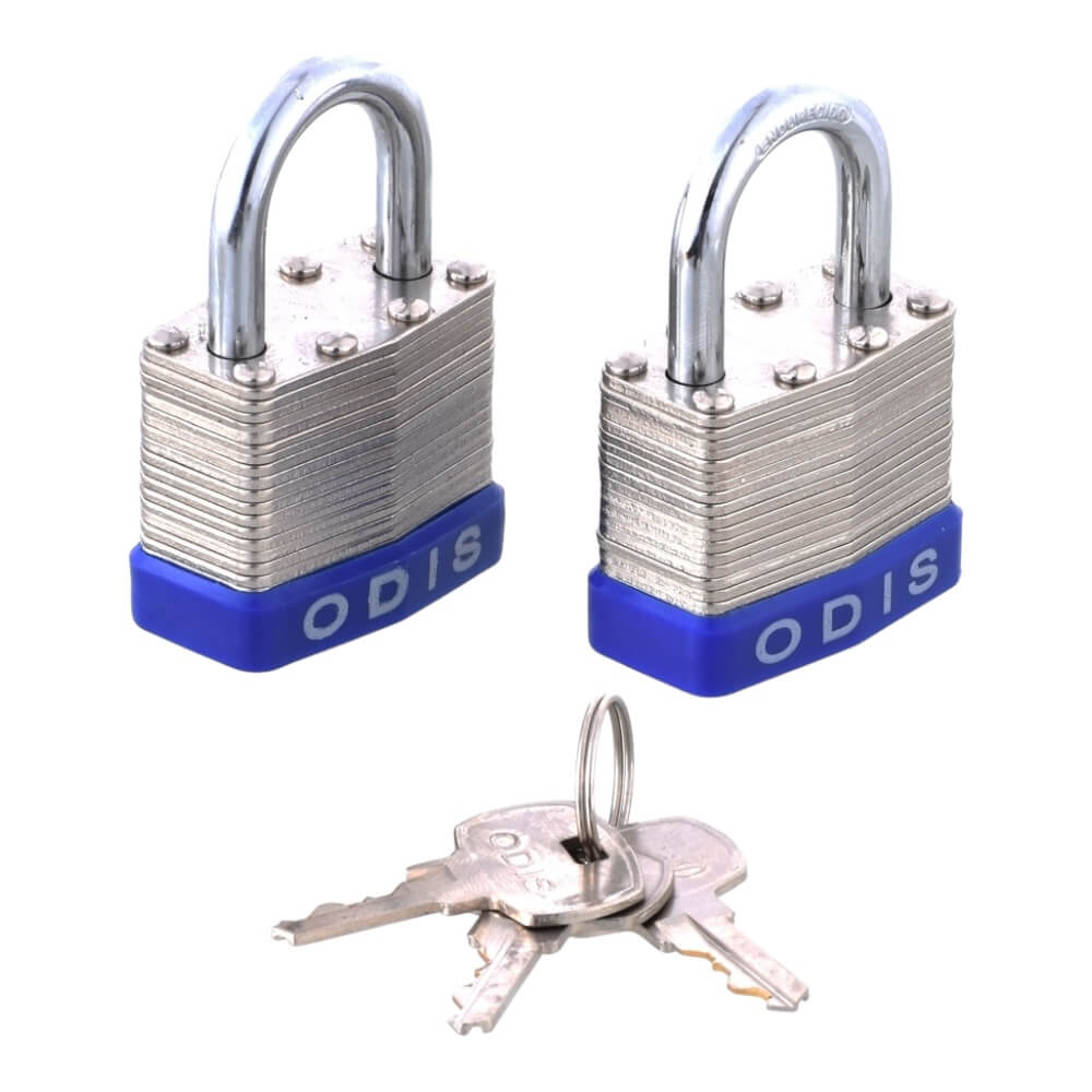 Pack 2 Candados Laminado Odis 50mm Acero Zincado CAN00010042
