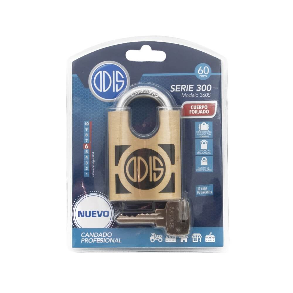 Candado Odis 360S con hombros 60mm CAN00010684