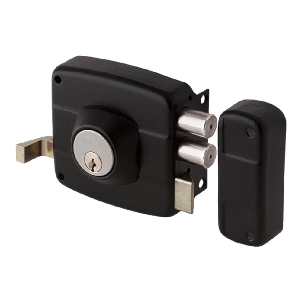 Cerradura Sobreponer Odis 321 Negra Linea 300 CEP00007073