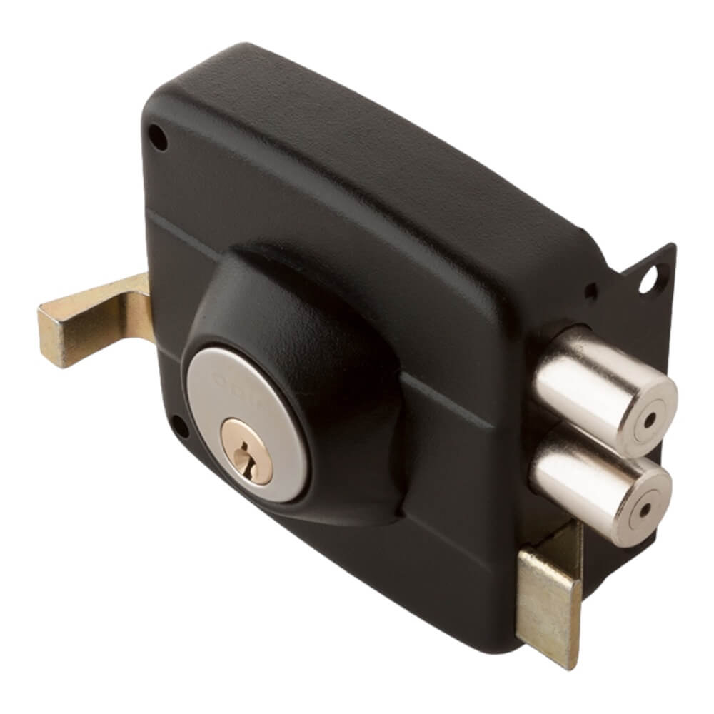 Cerradura Sobreponer Odis 321 Negra Linea 300 CEP00007074