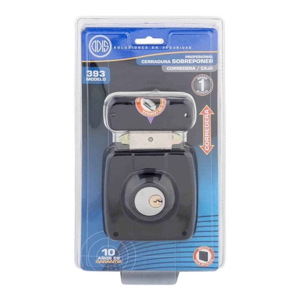 Cerradura Sobreponer Odis 393 Puerta Corredera con Caja Metálica CEP00007145