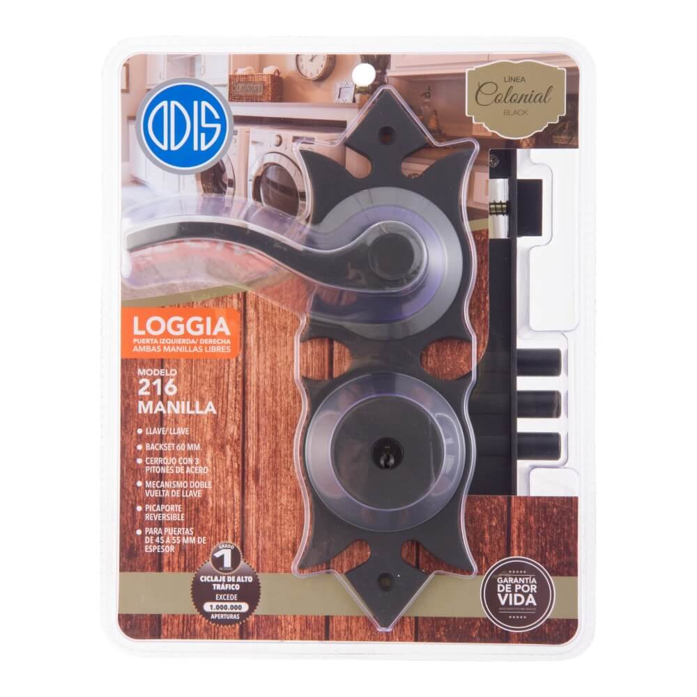 Cerradura Embutir Odis 216 Colonial Manilla Interior CEP00012817