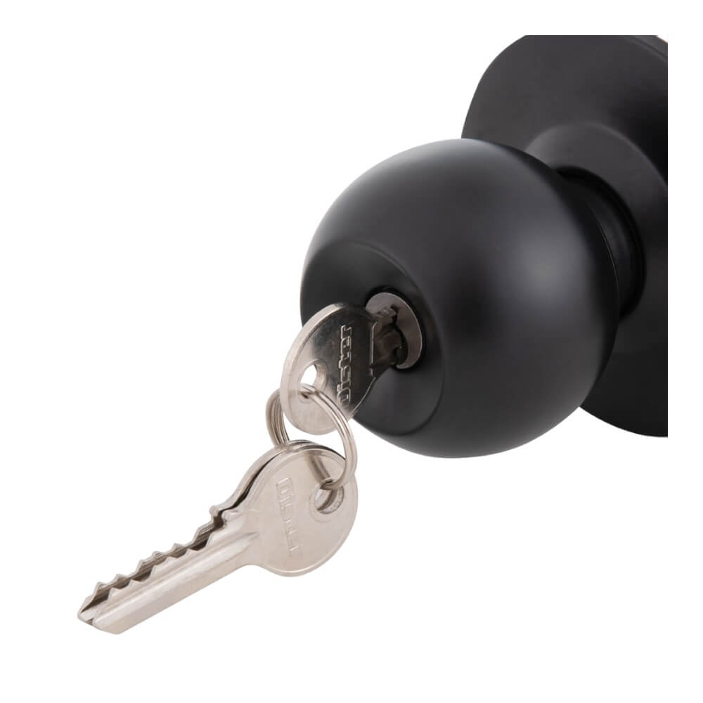 Cerradura cilíndrica Oister 101 Dormitorio Negro CEP00013325