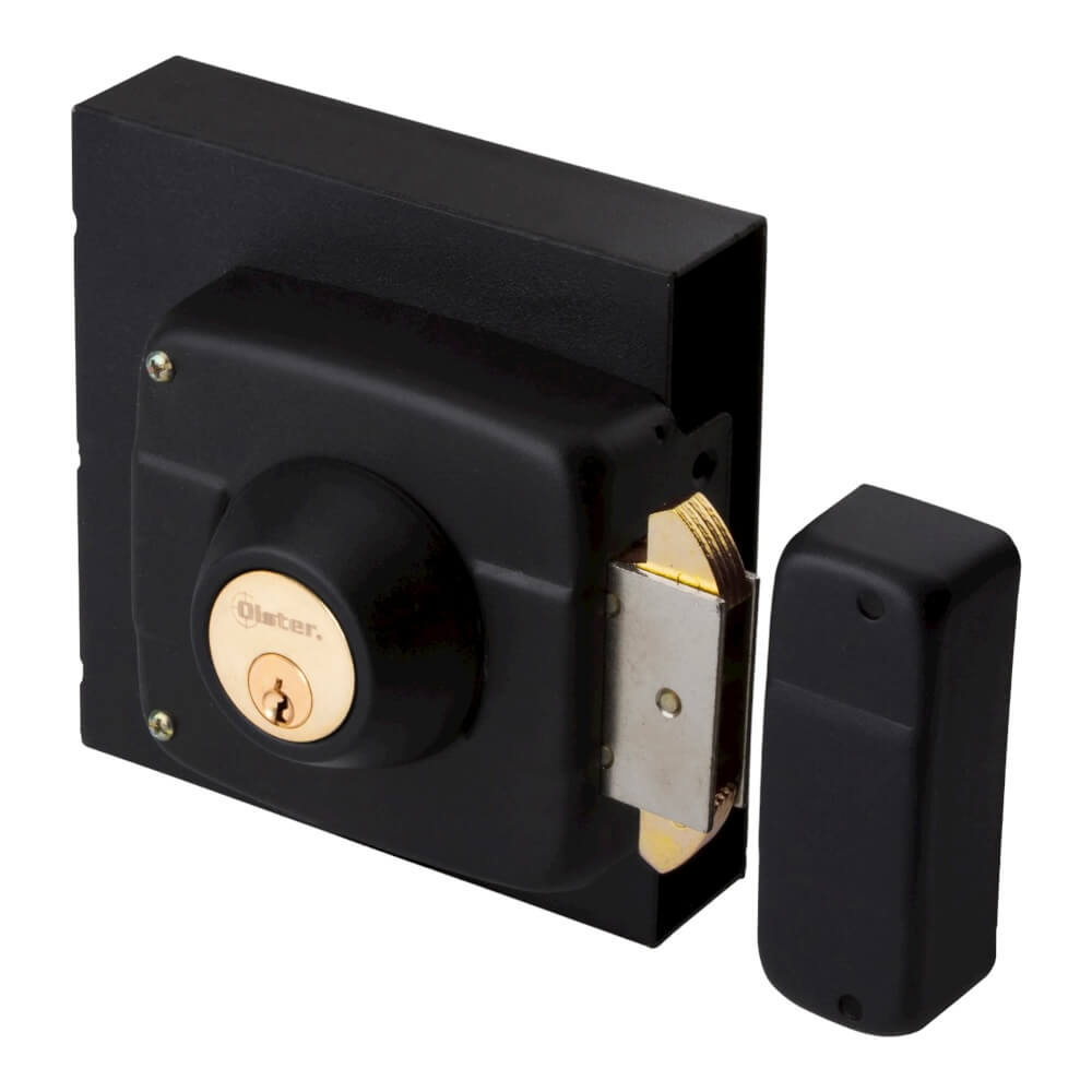 Cerradura Exterior Sobreponer Oister 112 Con Caja Metálica Para Portones Y Correderas CEP0001364 0