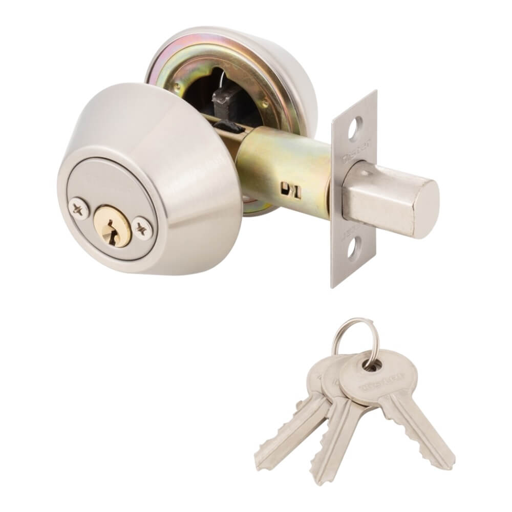 Kit Acceso Cerradura Cilíndrica + Cerrojo Tubular Inox CEP00013693