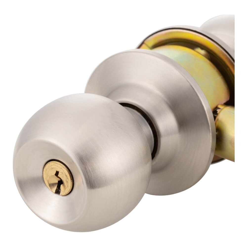 Kit Acceso Cerradura Cilíndrica + Cerrojo Tubular Inox CEP00013694