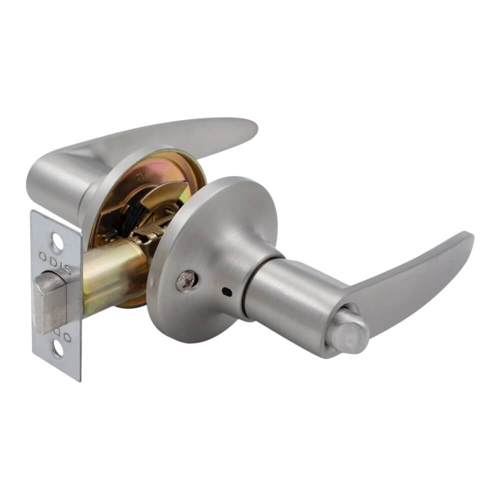Cerradura Tubular Con Manilla Odis 203 Baño - Plata CEP00014275