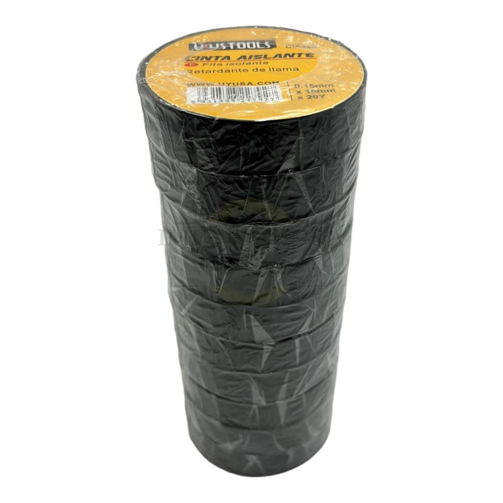 Cinta aislante negro 20y2