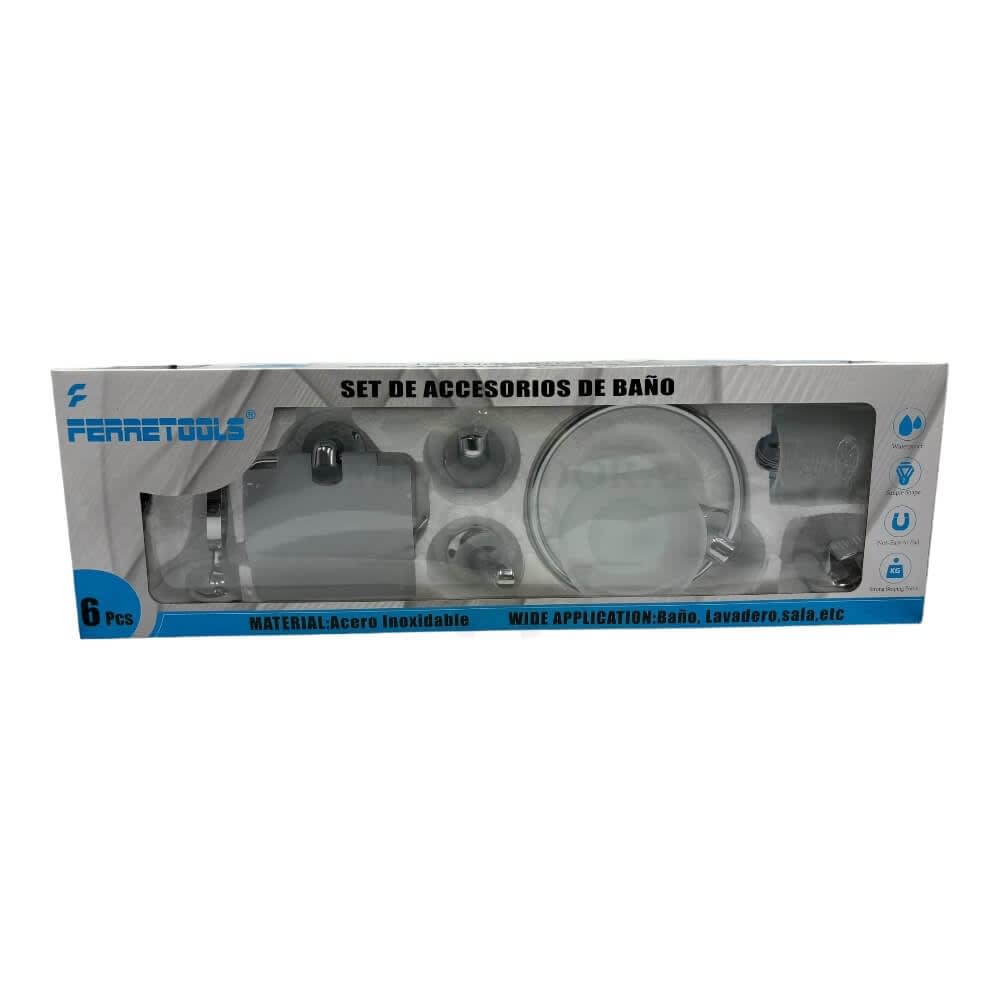 Set de Accesorios de Baño Circular F60532
