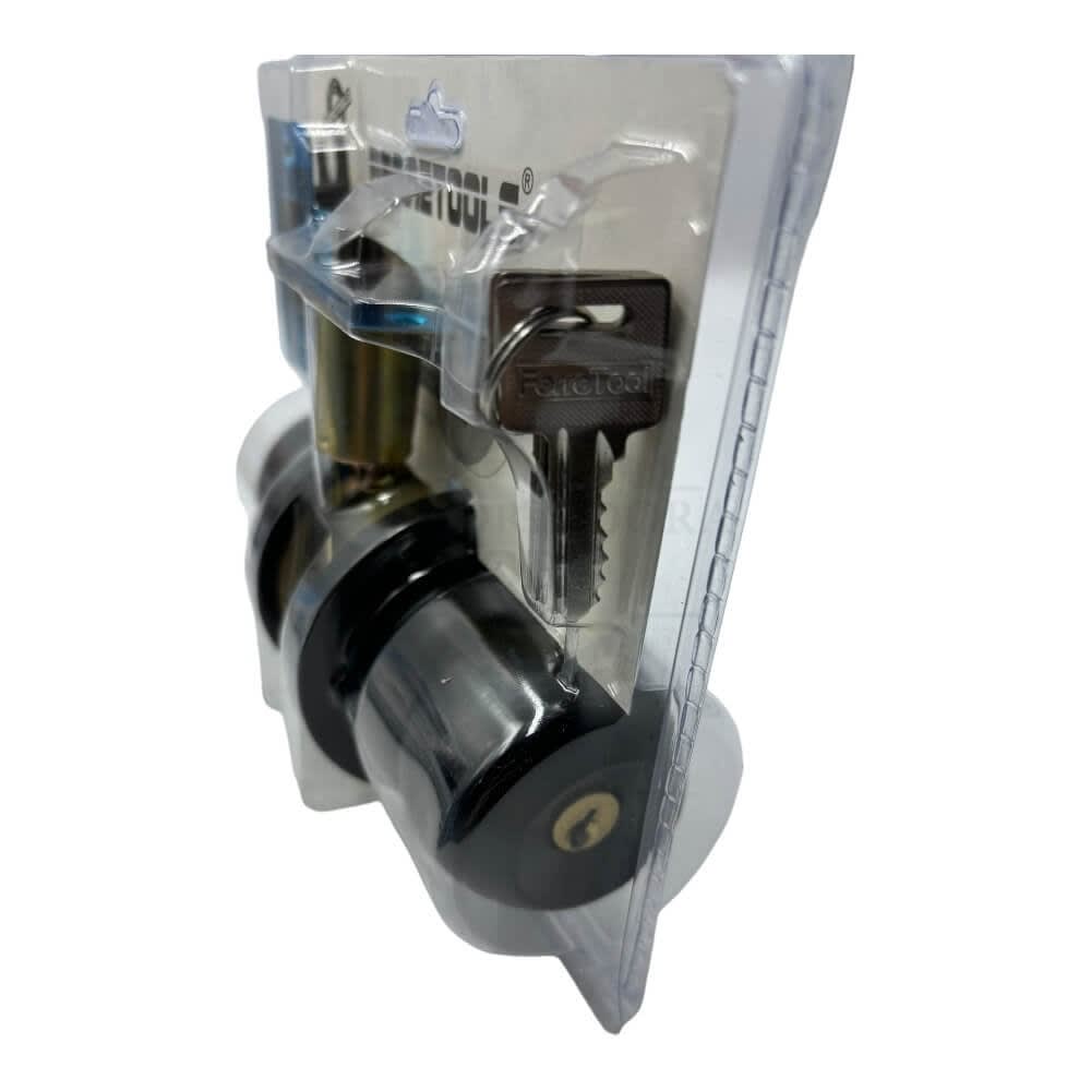 Cerradura Pomo Dormitorio Negro FK97172