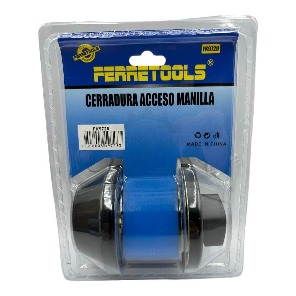 Cerradura de Seguridad con Cerrojo Mariposa Negro FK9728 0