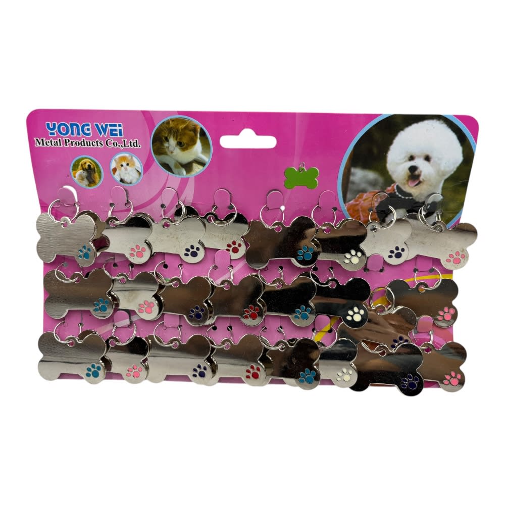 Placa Metalica Hueso Con Pata 5cm GA028 0