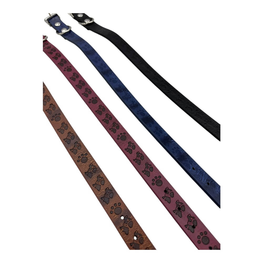 Collar con Estampado 1.5x38cm 12 pcs Color Aleatorio HX1692