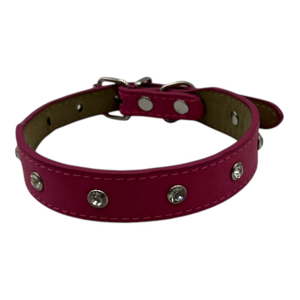 Collar 7 Diamantes tela 2x40cm 12 pcs Color Aleatorio HX1743