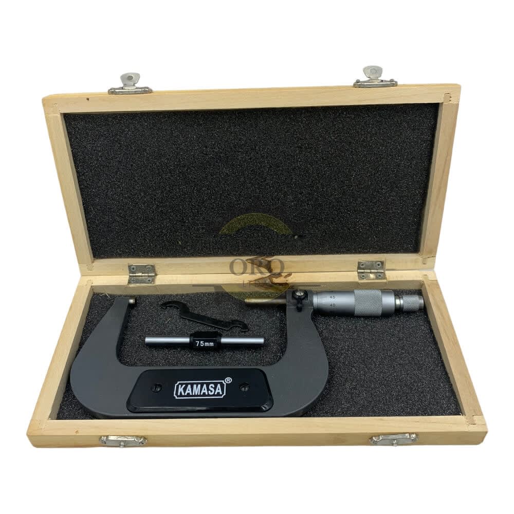 Fervi M010/75/100 Micromètre 75 - 100 mm avec plaques de 20 mm