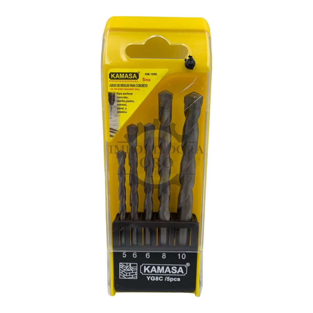 Set de Brocas para Concreto 5 piezas km1066 0