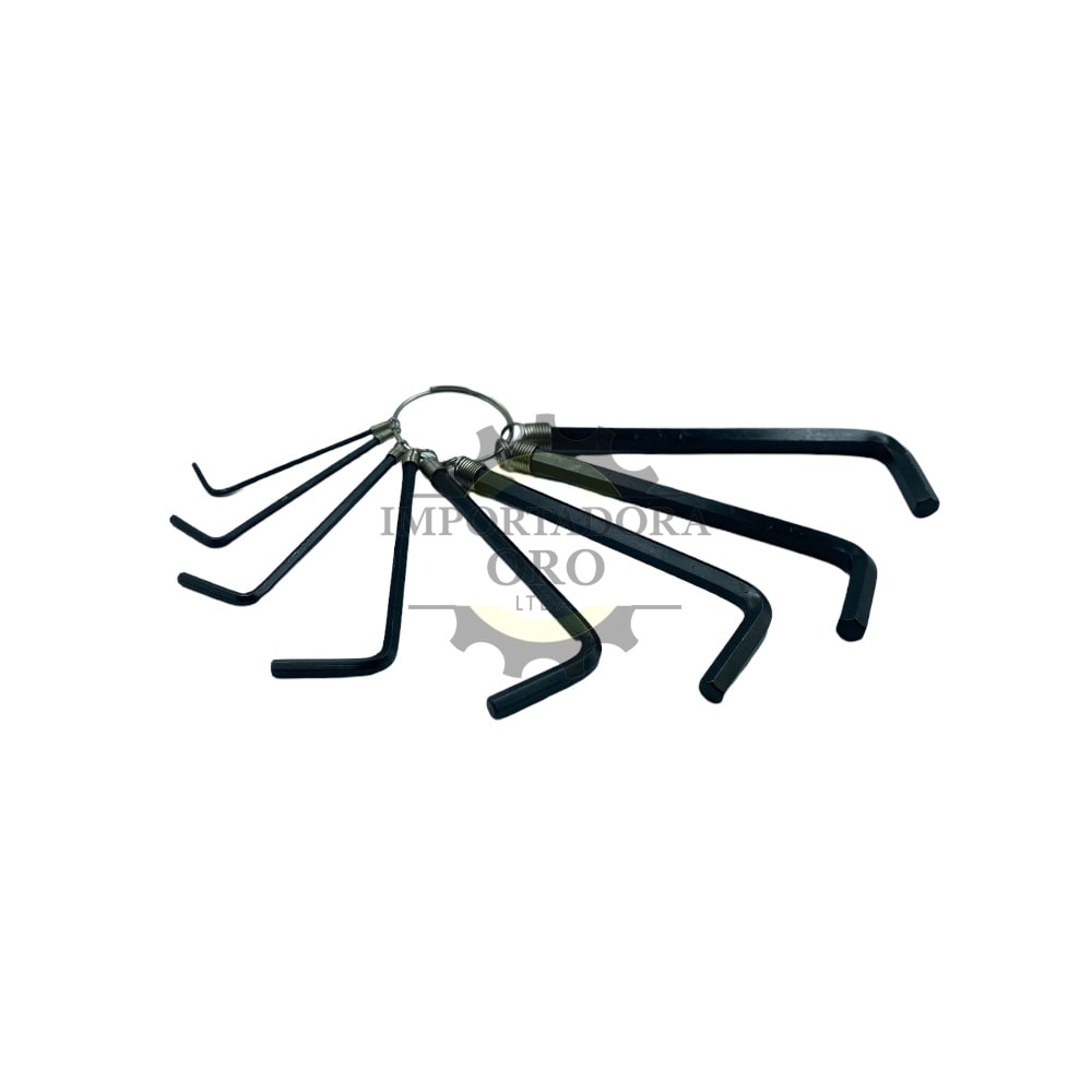 Juego de llave allen 8 piezas KM11152