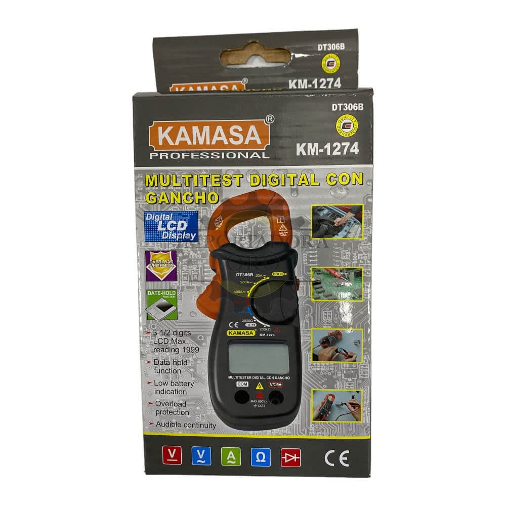 Multitester digital con gancho dt306B km12742