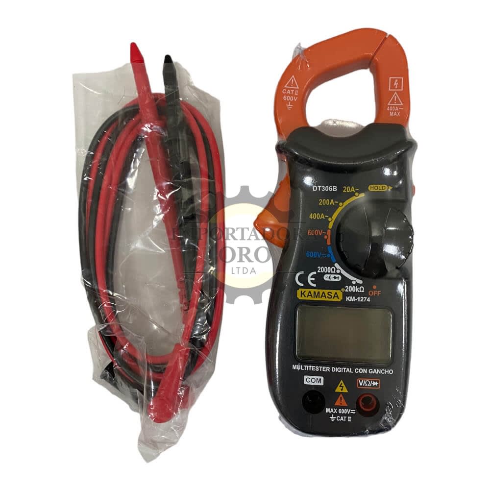 Multitester digital con gancho dt306B km1274 0