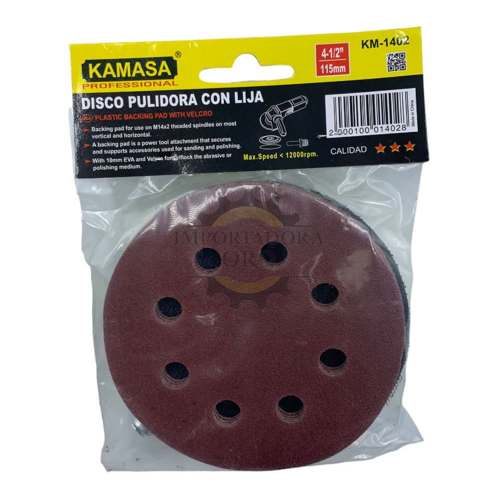 Disco para pulir con velcro 115mm 7 piezas km1402 0