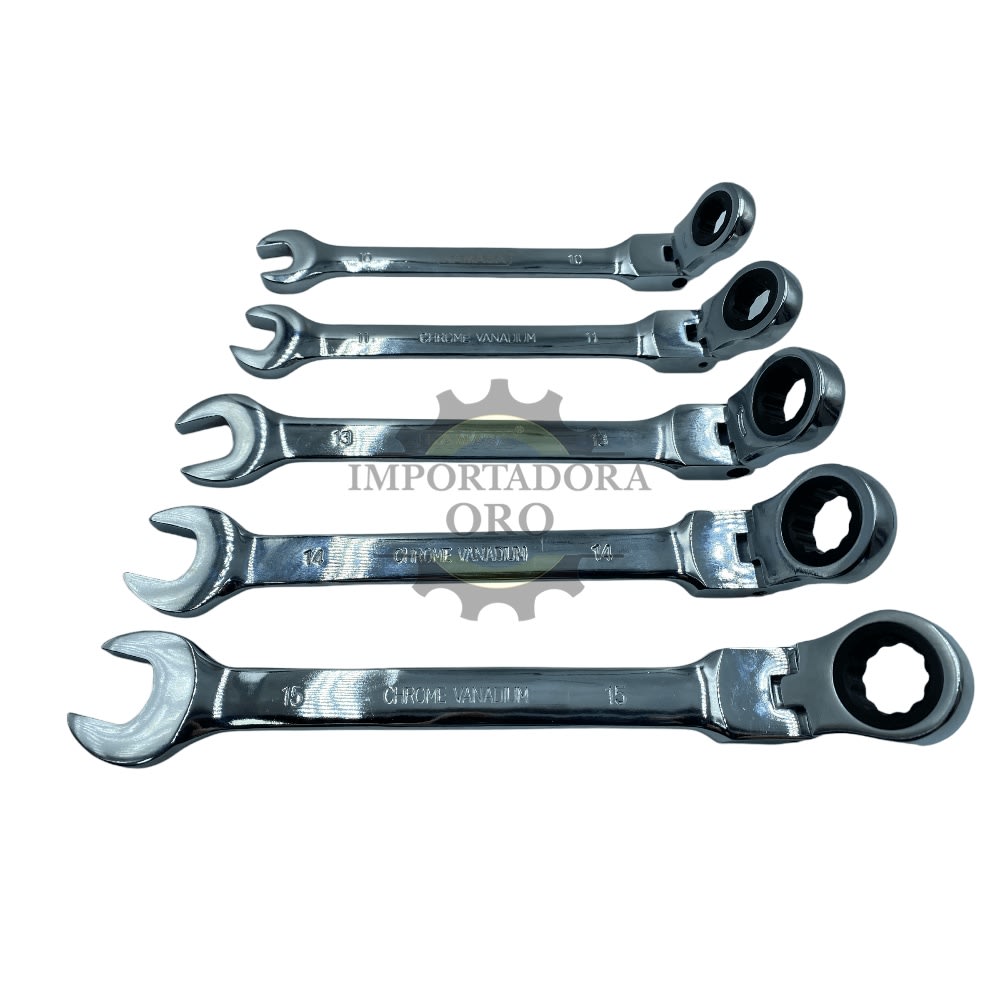 juego de punta corona con chicharra flexible 5 piezas km14292