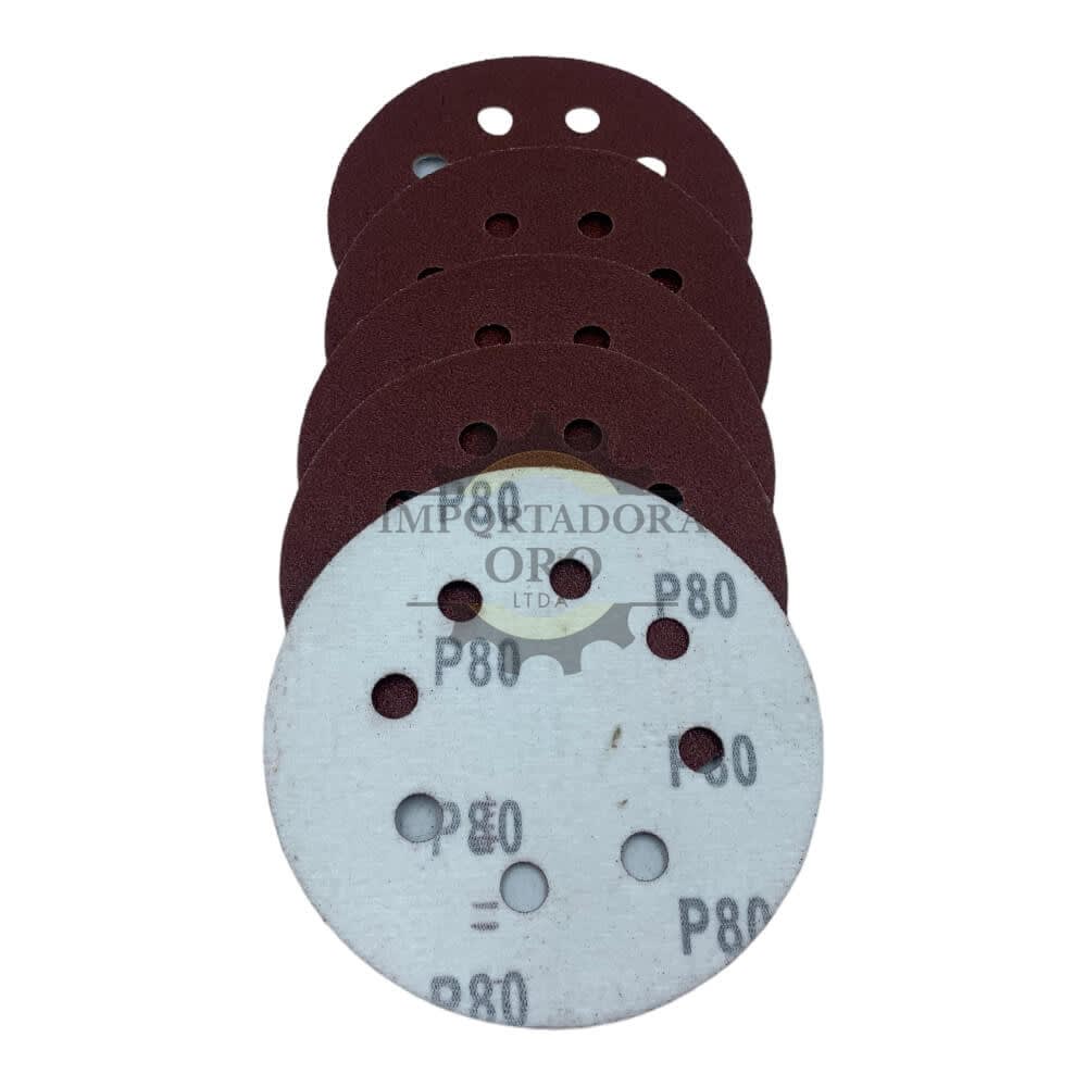 Disco de lija con velcro 115mm p80 km14892