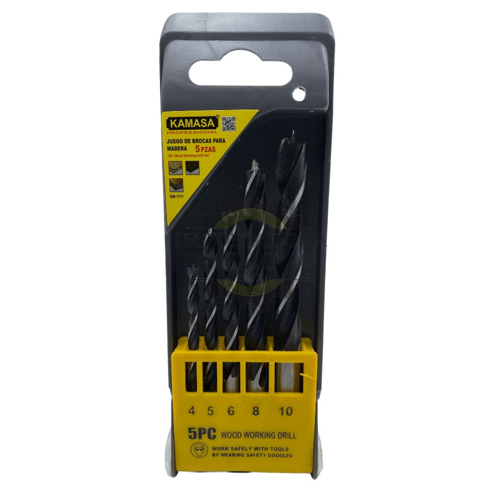 Set de Brocas para madera 5 piezas km1511 0