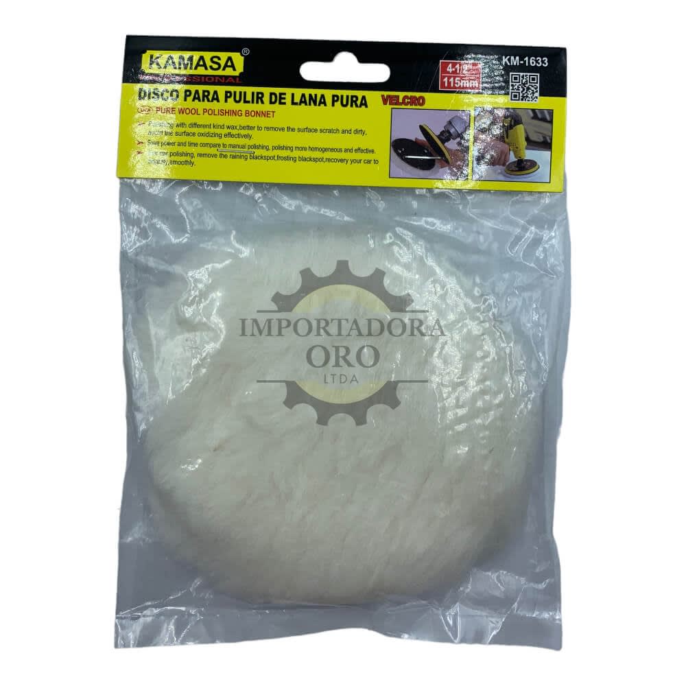 Disco de lana para pulir 4 1/2