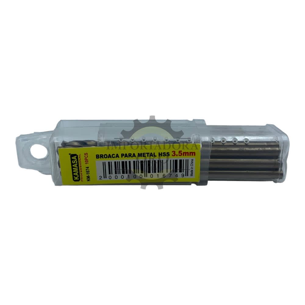 Broca para metal hss 3.5mm km16742
