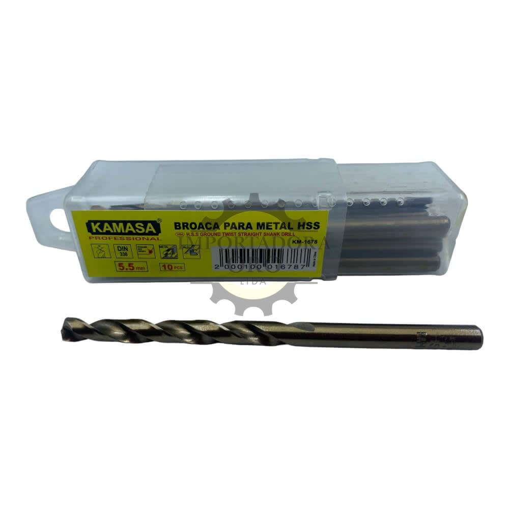 Broca para metal hss 5.5mm km16782