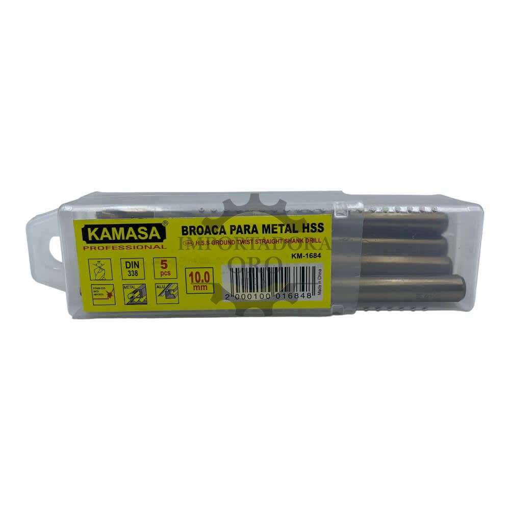 Broca para metal hss 10mm km16842