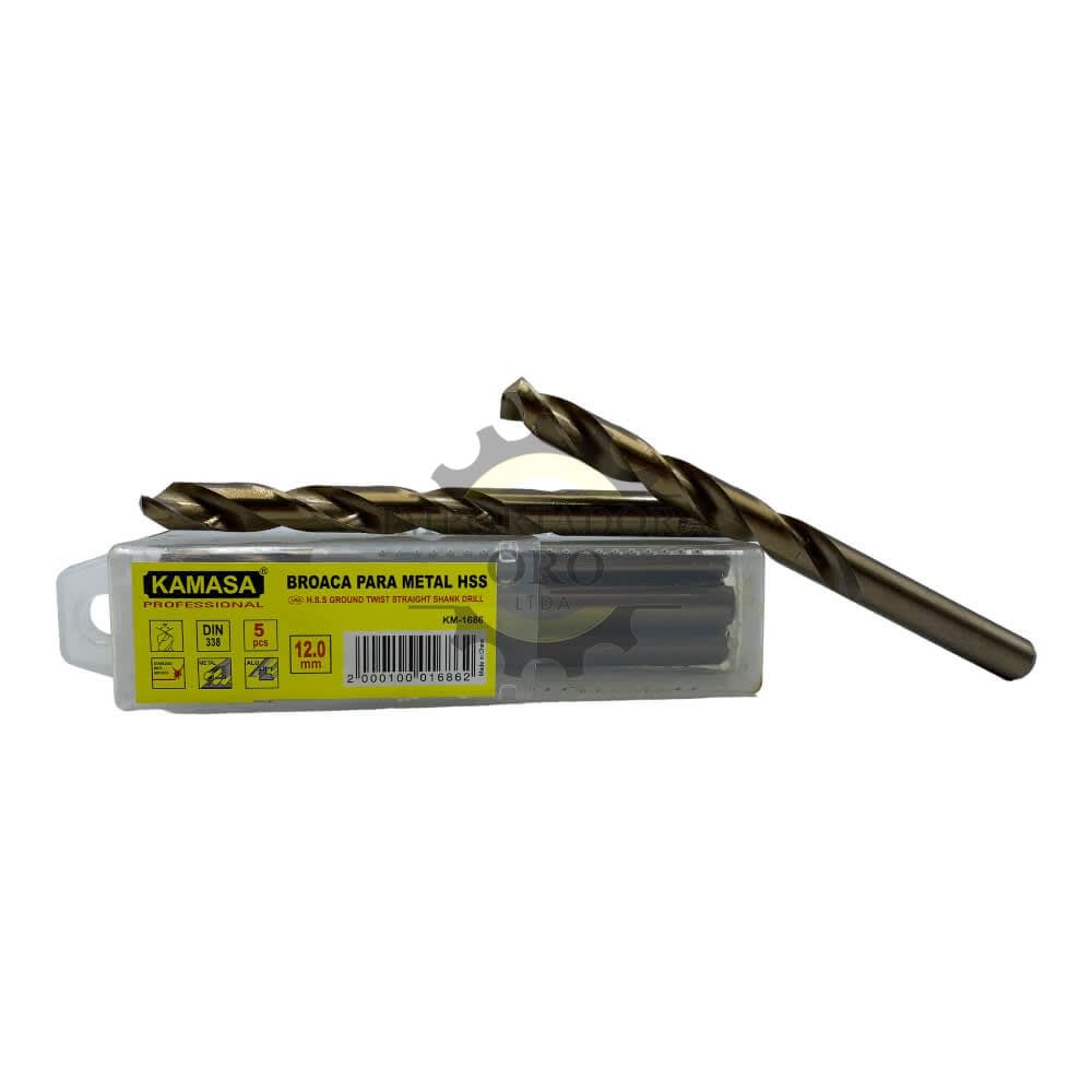 Broca para metal hss 12mm km16862