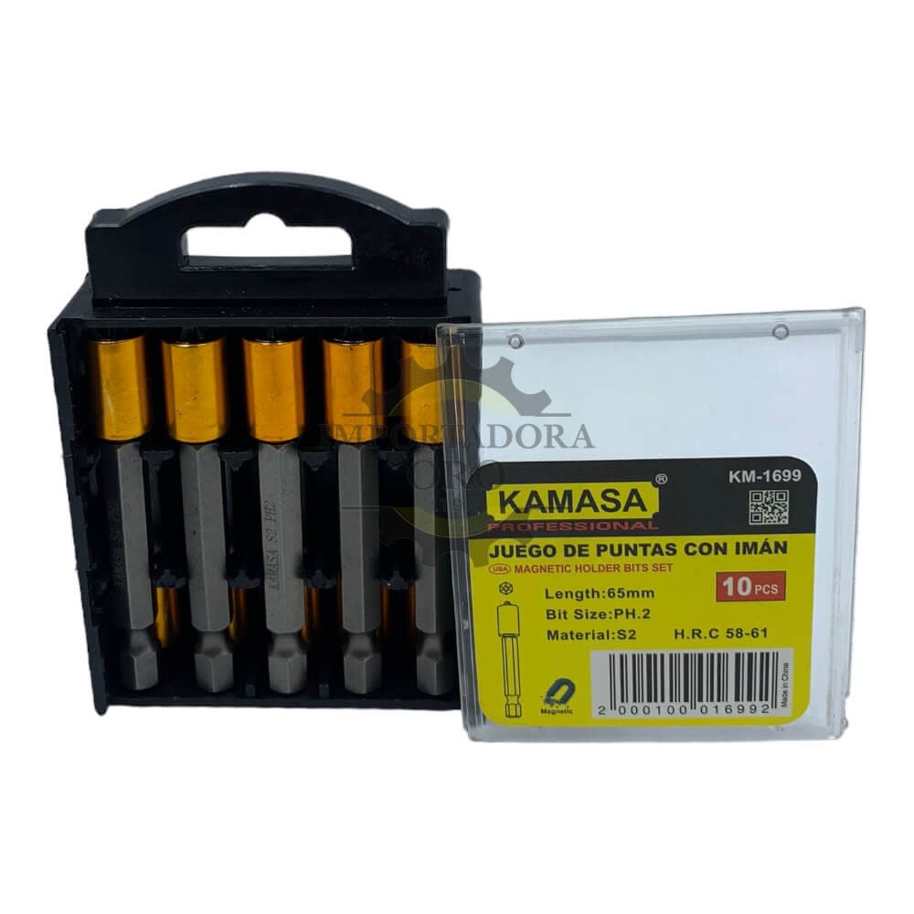 Set de puntas Phillips Ph2 km16992